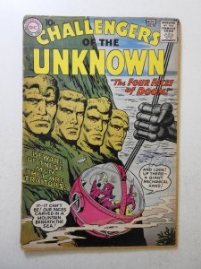 Challengers of the Unknown #10 (1959) FR Condition ink fc