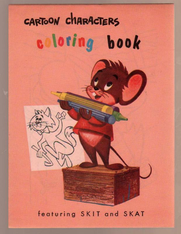 Cartoons For Coloring #660-29 1960-Skit & Skat-premium-unused-NM