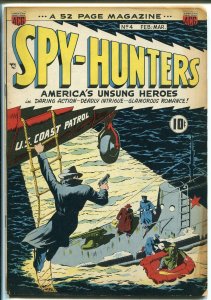 Spy-Hunters #4 1950-ACG-Nazi-sci-fi-submarine cover-VG+