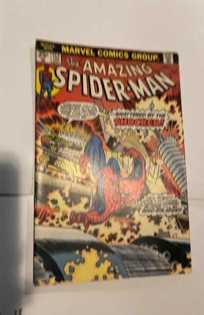 The Amazing Spider-Man #152 (1976) shattered by the shocker