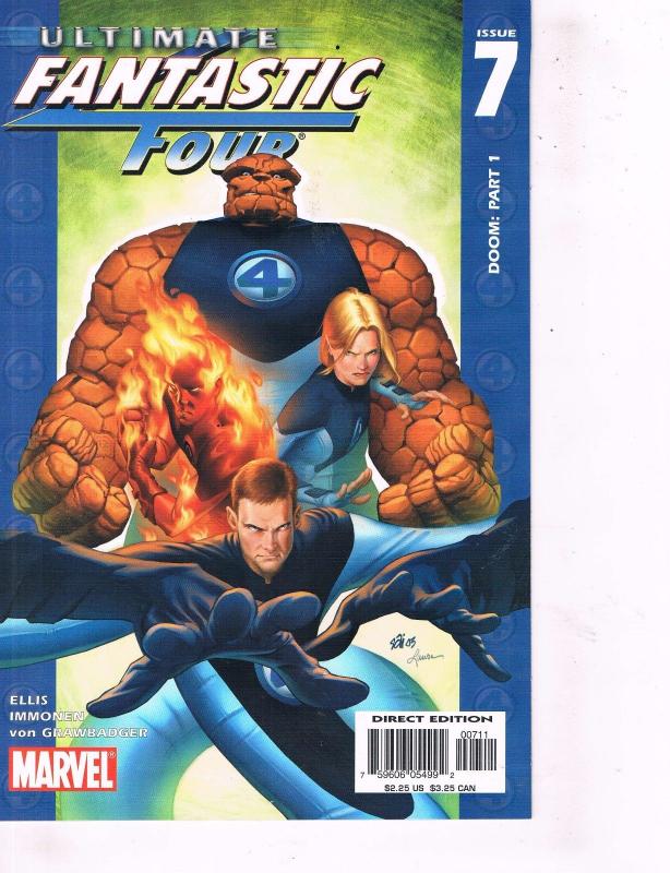 10 Ultimate Fantastic Four Marvel Comics # 1 2 3 4 5 6 7 8 9 10 Thing Hulk TW23