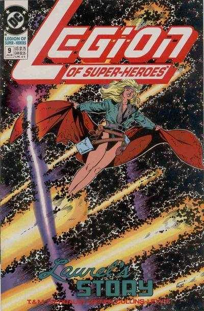 Legion of Super-Heroes (1989 series) #9, VF+ (Stock photo)