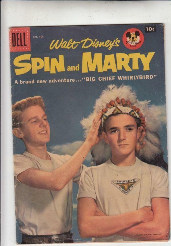 Four Color #808 (Aug-57) FN Mid-Grade Spin and Marty