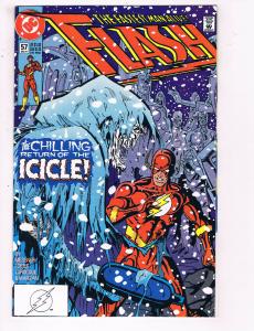 Flash #57 VF DC Comics CW TV Show Comic Book JLA Superman 1991 DE22