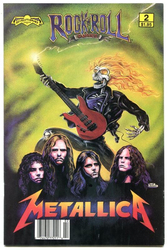Rock N Roll Comics #2 1989- METALLICA-4th print new cover art
