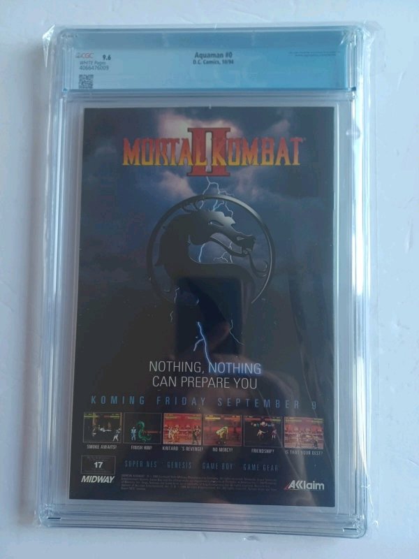 Aquaman #0 Multipack HTF DC Universe/Zero Hour UPC - CGC 9.6