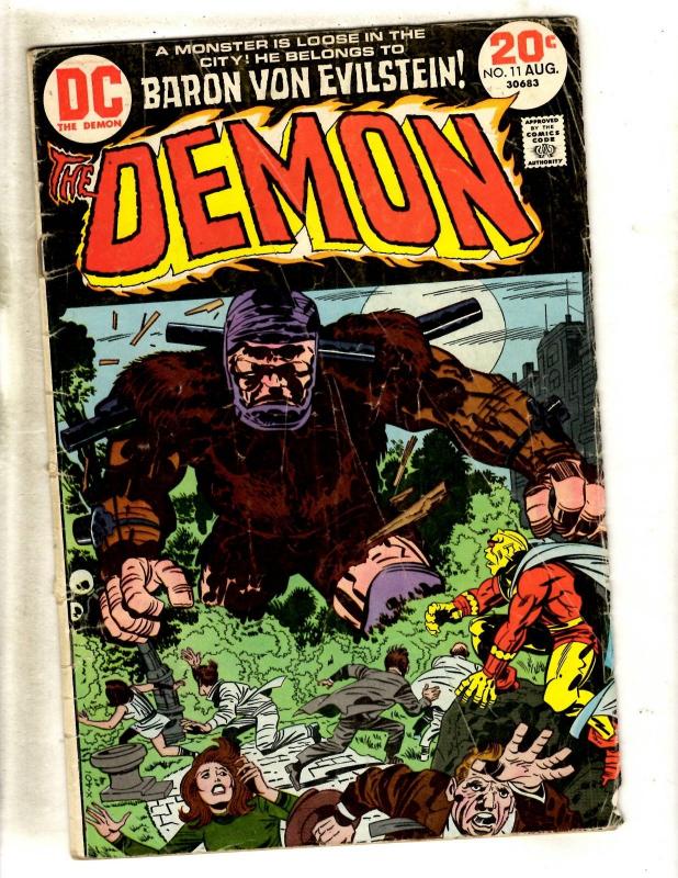 Lot Of 6 Demon DC Comic Books # 11 12 13 14 15 16 Jack Kirby Art 4th World FM1