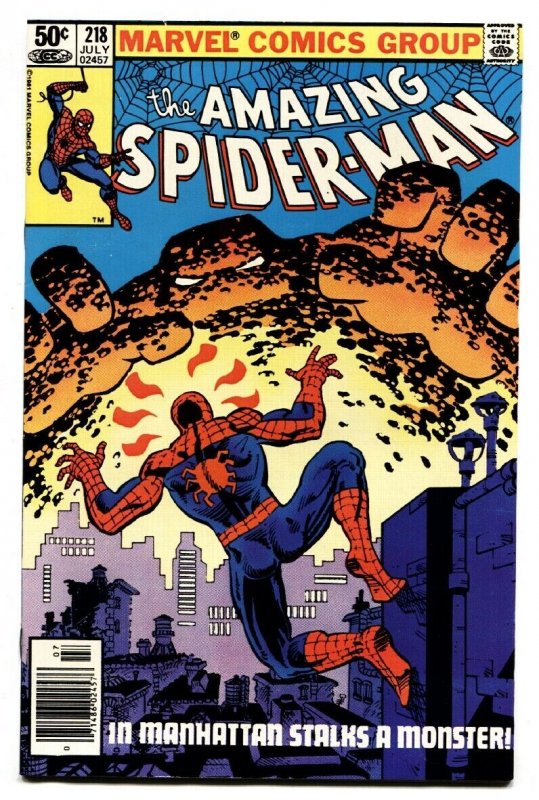 AMAZING SPIDER-MAN #218 comic book-1981-MARVEL-nm-