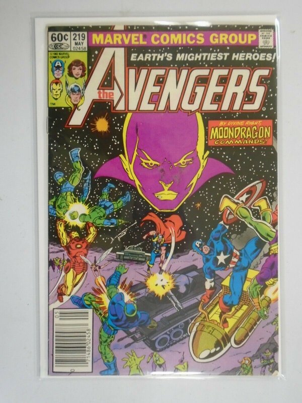 Avengers #219 Newsstand edition 6.0 FN (1982 1st Series)