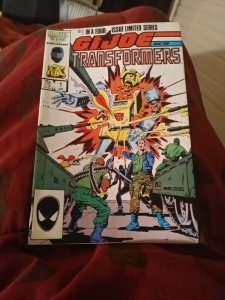 GI JOE and THE TRANSFORMERS #1 Limited Series Marvel Comics 1987 Movie Coming!