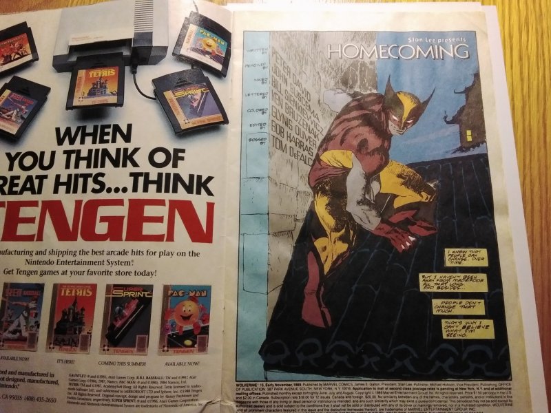 Wolverine #15 Newsstand (1989)