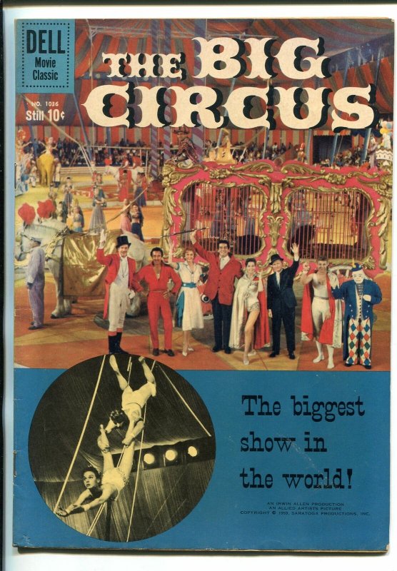 THE BIG CIRCUS #1036 1959-DELL-MOVIE-RHONDA FLEMING-VICTOR MATURE-PETER LORRE-fn