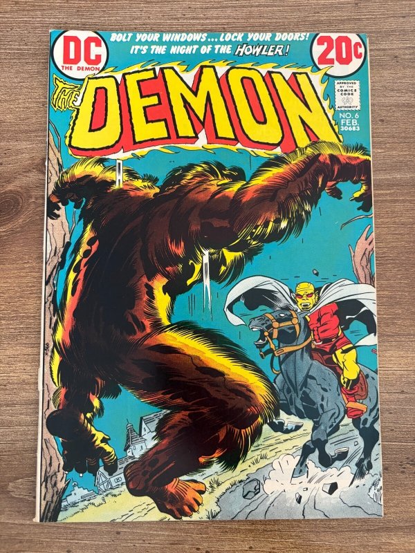 The Demon # 6 FN DC Comic Book Jack Kirby Series / Art Fourth World 19 J289