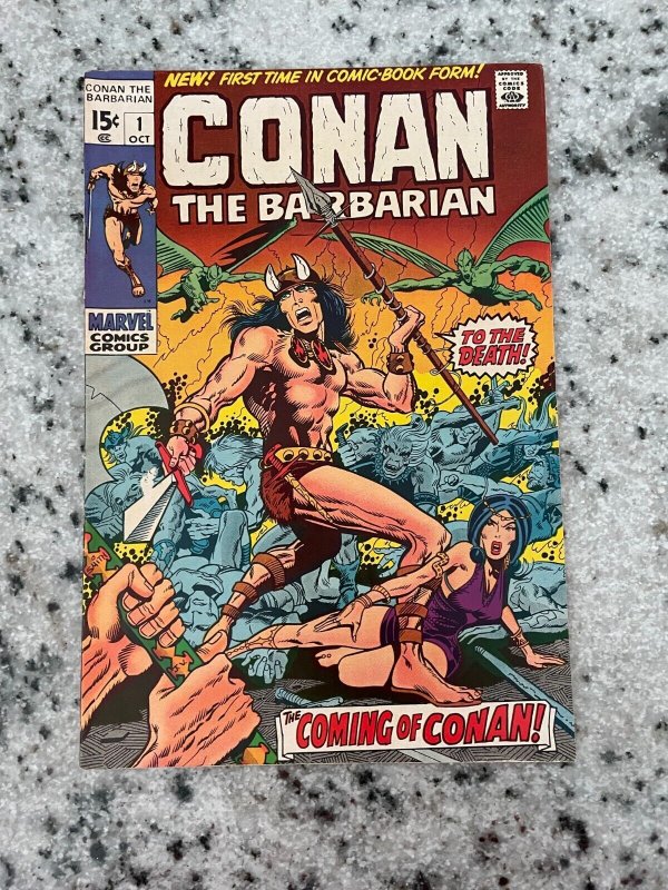 Conan The Barbarian # 1 NM- Marvel Comic Book HUGE KEY Barry Smith Art 20 MS2