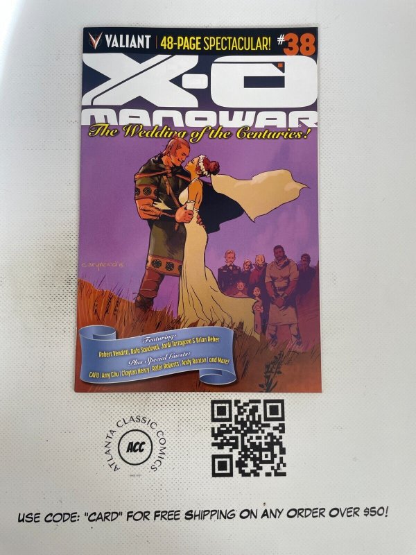 X-O Manowar # 38 NM Variant Cover Valiant Comic Book Wedding 14 MS11