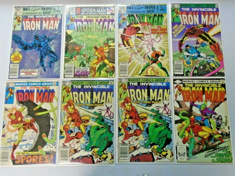 Iron Man lot #152 to #198 45 different books average 7.0 range 6.0 to 8.0 (1981)