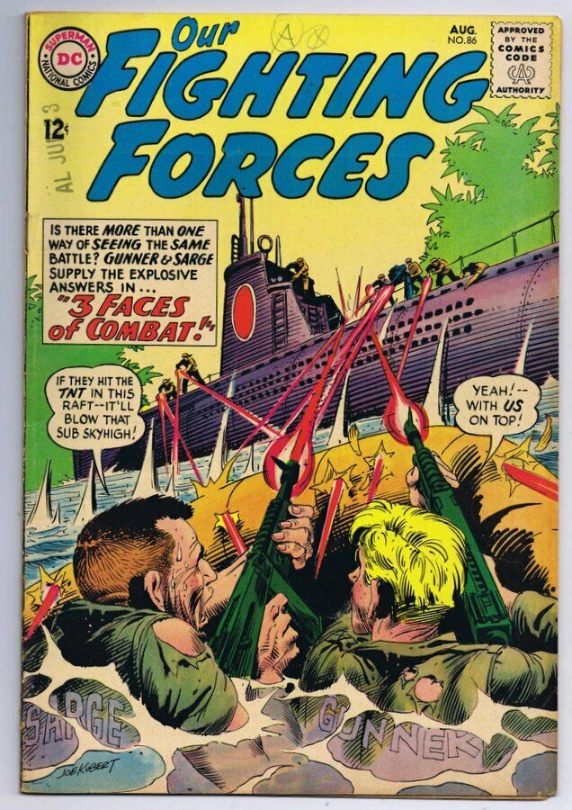 Our Fighting Forces 86 ORIGINAL Vintage 1964 DC Comics Comic