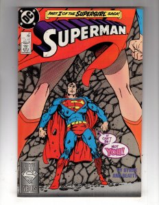 Superman #21 (1988) 8.5-9.0 SUPERGIRL Appearance! ~ John Byrne   / HCA1