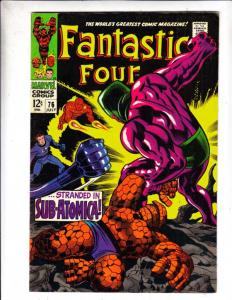 Fantastic Four #76 (Jul-68) VF+ High-Grade Fantastic Four, Mr. Fantastic (Ree...