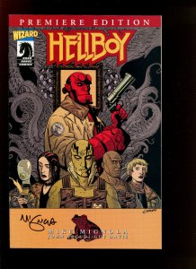 HELLBOY PREMIERE EDITION (9.2) B.P.R.D BORN AGAIN!! SIGNED BY MIKE MIGNOLA 2004