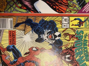 The Amazing Spider-Man #362 and 363 (1992) venom carnage