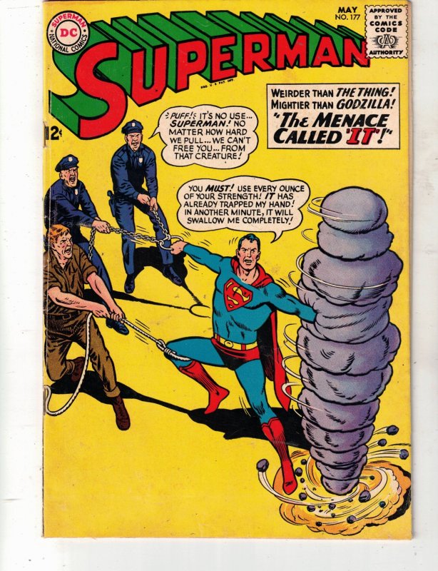 Superman #177 1965 1st IT Super Jimmy Olsen steals Krypto! FN/VF BEANTOWN CERT