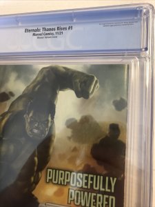Eternals: Thanos Rises (2021) #1 (CGC 9.8) Weaver Variant Cover Census 5!!