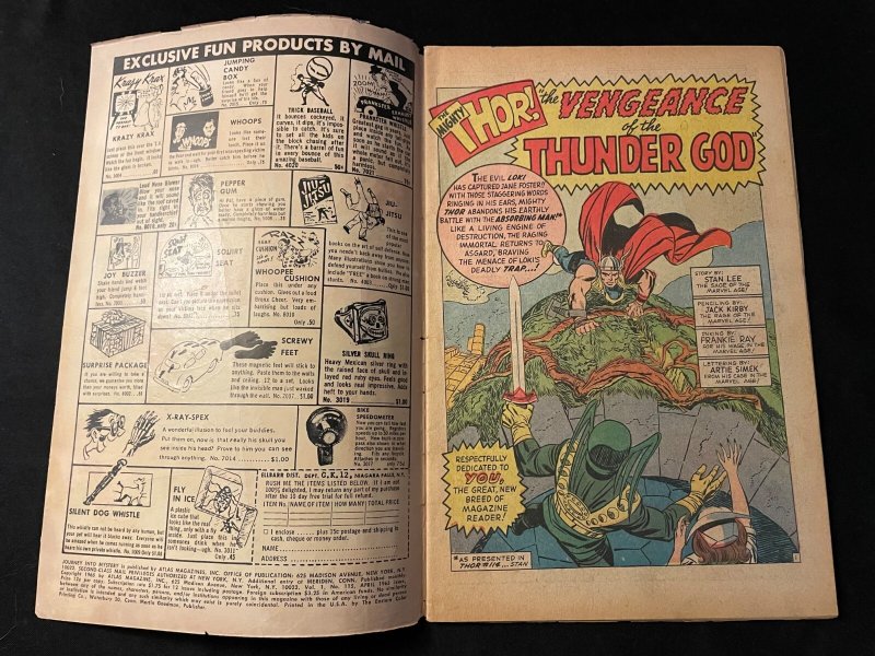 JOURNEY INTO MYSTERY #115 G+ Condition