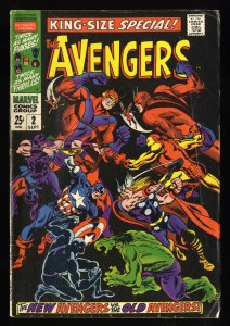 Avengers Annual #2 VG 4.0 1st Appearance Scarlet Centurion!