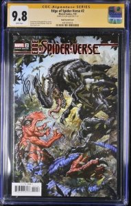 Edge Of Spider-Verse (2023) # 2 (CGC 9.8 SS) Signed Alan Quah * Variant Cover