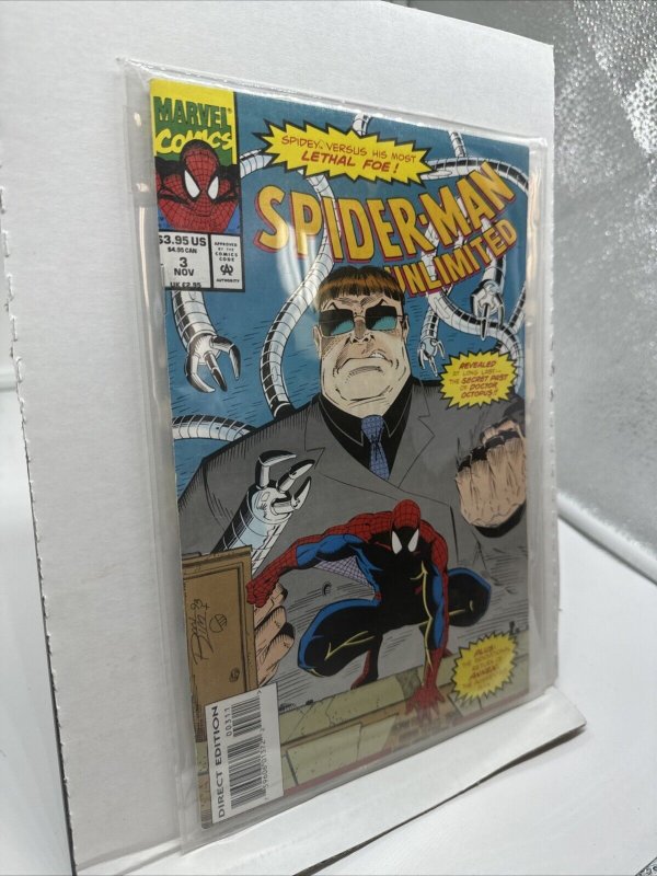 SPIDER-MAN UNLIMITED 1993 1ST SERIES #3 DOCTOR OCTOPUS MARVEL COMIC BOOK