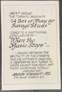 Moon Knight #31 (1983, Marvel) NM