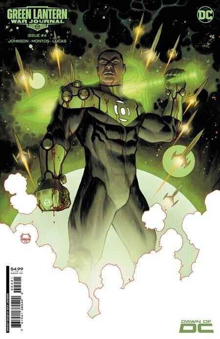 Green Lantern War Journal #4 Cover B Johnson Variant DC Comics 2023 EB55