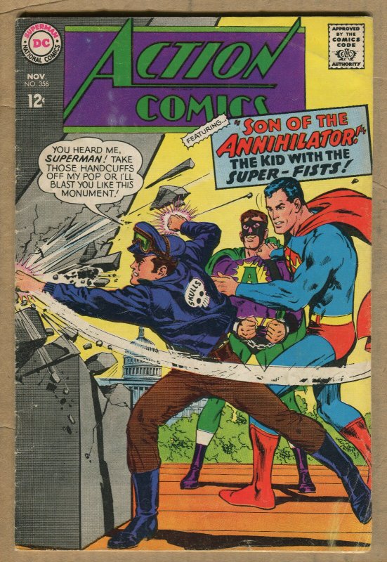 Action Comics - #356 - Son of the Annihilator! - 1967 (Grade 4.0) WH