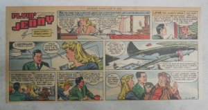 Flying Jenny Sunday Page by Gladys Parker from 2/6/1944 Size: 7.5 x 15 inches