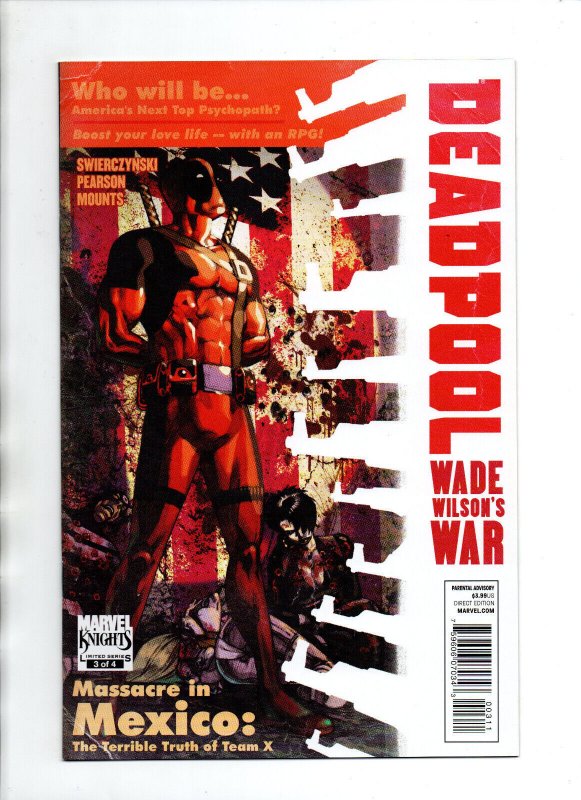 Deadpool Wade Wilson's War #1 2 3 & 4 - 2010 - NM
