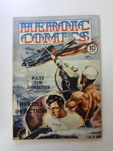 Heroic Comics #18 (1943) FN/VF condition pencil back cover