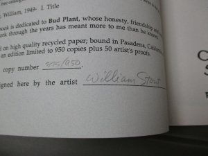 1993 William Stout 50 Convention Sketches v. 2 VF Signed 2x #375/950