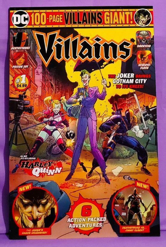 DC VILLAINS #1 Direct Market Exclusive Joker Harley Quinn Deathstroke (DC 2019) 761941365992