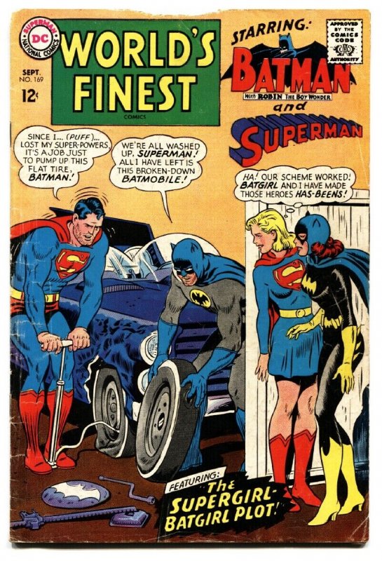 WORLD'S FINEST #169 1967-Third appearance of BATGIRL comic book