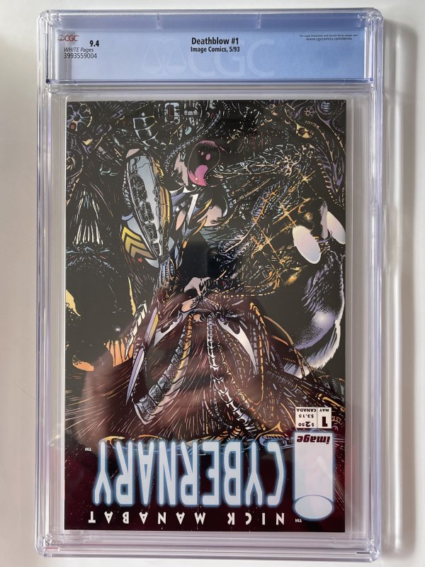Deathblow #1 CGC 9.4 (1993) - Embossed Red Foil Cover