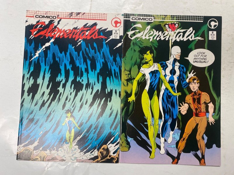 5 Elementals COMICO comic books #3 4 5 6 7 34 KM40