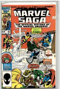 The Marvel Saga The Official History of the Marvel Universe #10 (1986) Marvel...