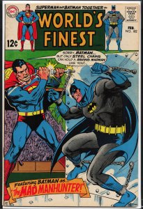 World's Finest Comics #182 (1969) Superman and Batman and Robin