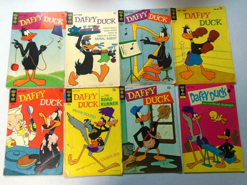 Silver+Bronze Age Era Gold Key Daffy Duck+Tweety Comic Lot, 57 Diff. Very Good