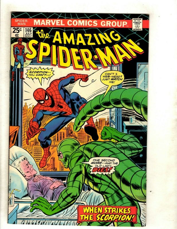 Amazing Spider-Man # 146 NM- Marvel Comic Book Lizard Mary Jane Kingpin RS1