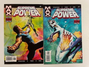 3 Supreme Power Max Comics # 6 7 8   15 NO10
