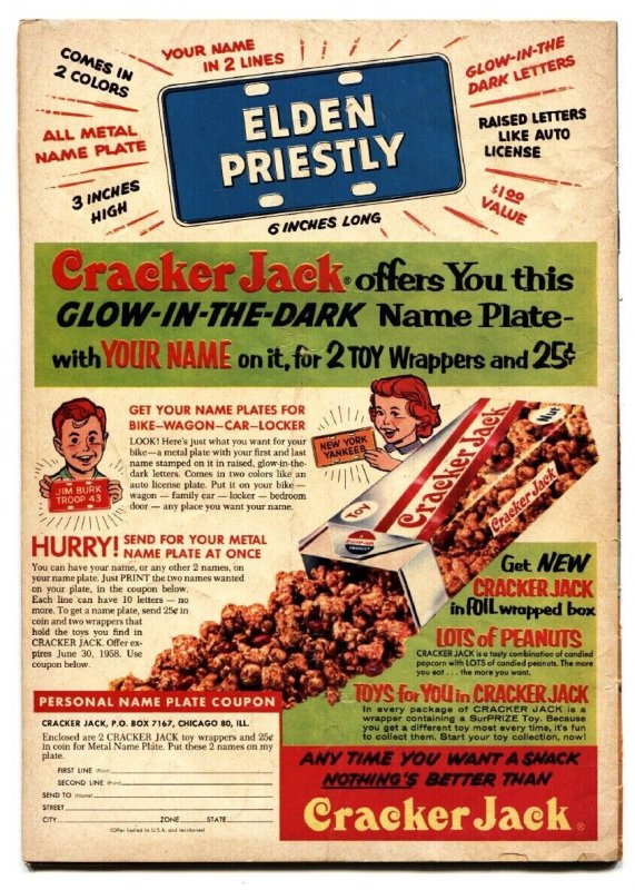 WALT DISNEY'S COMICS & STORIES #203 DONALD DUCK  BARKS VG-