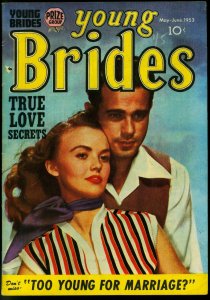 Young Brides #5 1953-Kirby Layouts- Prize Romance- Photo cover VF- 