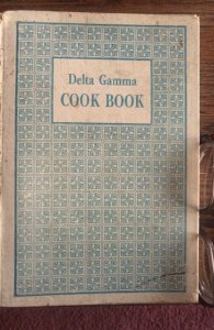 Delta Gamma 1922 cookbook,271p